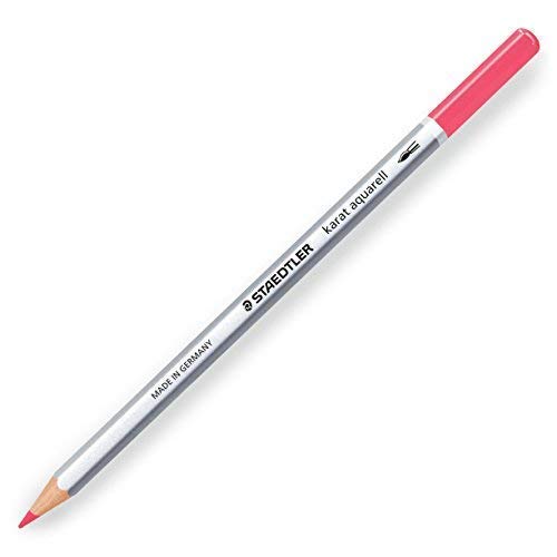 STAEDTLER KARAT AQUARELL Pencil - Professioneller Aquarellstift - Einzelstift - Pink - 25 von Staedtler