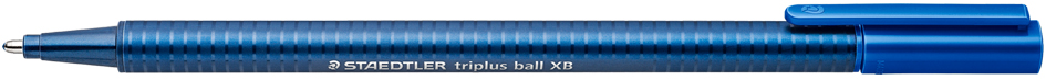 STAEDTLER Kugelschreiber triplus ball 437 XB, blau von Staedtler