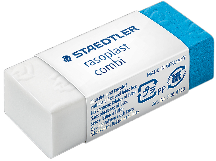 STAEDTLER Kunststoff-Radierer rasoplast combi BT30 von Staedtler