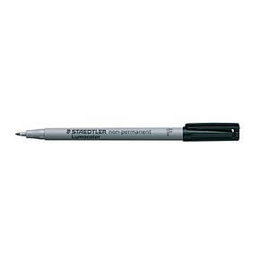 STAEDTLER Lumocolor Folienstift schwarz 0,6 mm non-permanent von Staedtler