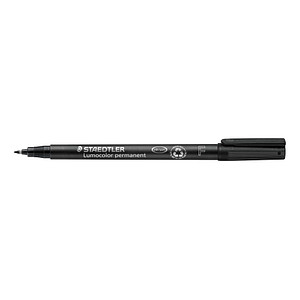 STAEDTLER Lumocolor Folienstift schwarz 0,6 mm permanent von Staedtler