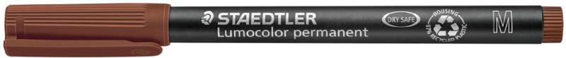 STAEDTLER Lumocolor Permanent-Marker 317M, braun von Staedtler