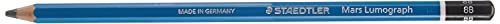 STAEDTLER Mars Lumograph 8B, 1 x Bleistift, Buntstift (8B, blau) von Staedtler