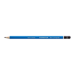 STAEDTLER Mars Lumograph Bleistift 3B blau, 1 St. von Staedtler