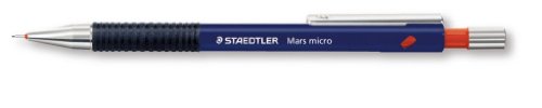 STAEDTLER Mars Micro 775 technische Druckbleistift 0,9 mm nachfüllbar 10 Stück Blau Kunststoffkörper gummierter Grifffläche von Staedtler