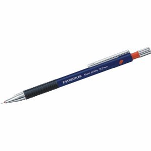 STAEDTLER Mars Micro 775 technische Druckbleistift 0,9 mm nachfüllbar 10 Stück Blau Kunststoffkörper gummierter Grifffläche von Staedtler