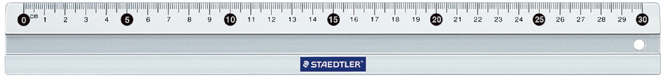 STAEDTLER Metall-Lineal, aus Aluminium, 300 mm STAEDTLER Metall-Lineal, aus Aluminium, 300 mm von Staedtler