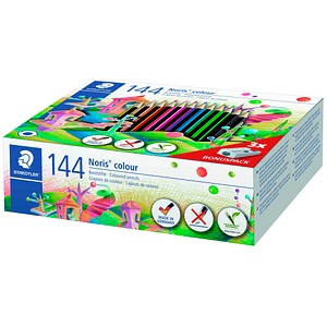 STAEDTLER Noris® colour 185 Buntstifte farbsortiert, 144 St. von Staedtler