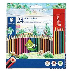 STAEDTLER Noris® colour 185 Buntstifte farbsortiert, 24 St. von Staedtler