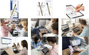STAEDTLER Noris digital jumbo 180J 22 - Aktiver Stylus - elektromagnetisch (180J 22-1) von Staedtler