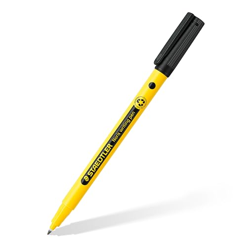 STAEDTLER Noris writing pen 307, Fineliner mit stabiler, eindrucksicherer Spitze, Gehäuse aus 97% recyceltem Plastik, Linienbreite F- Fein, 307-9 von Staedtler