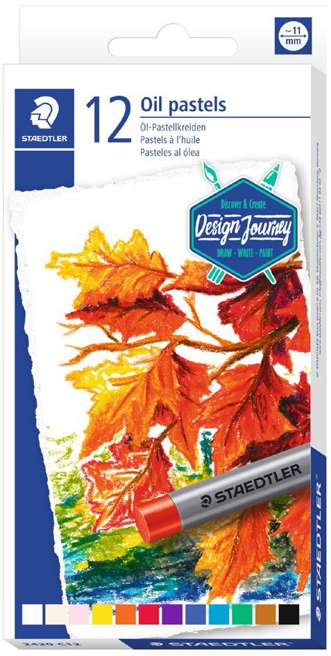 STAEDTLER Ölpastellkreide Design Journey, 12er Kartonetui von Staedtler