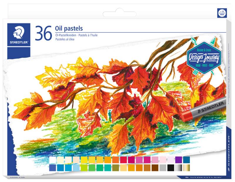 STAEDTLER Ölpastellkreide Design Journey, 36er Kartonetui von Staedtler