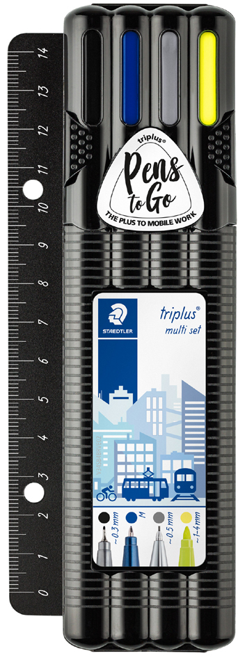 STAEDTLER Schreibset triplus multi set 34, 4-teilig von Staedtler