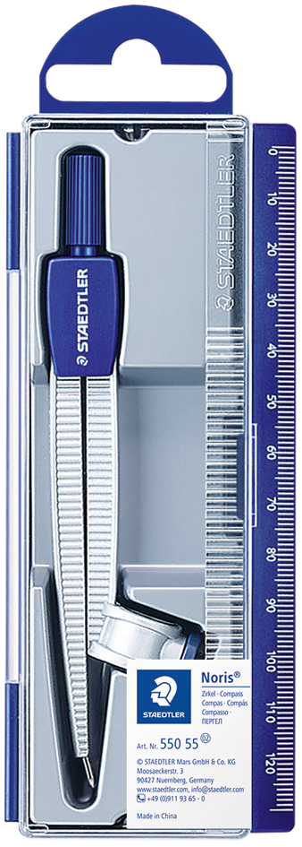 STAEDTLER Schulzirkel Noris 550 55, Länge: 124,2 mm von Staedtler