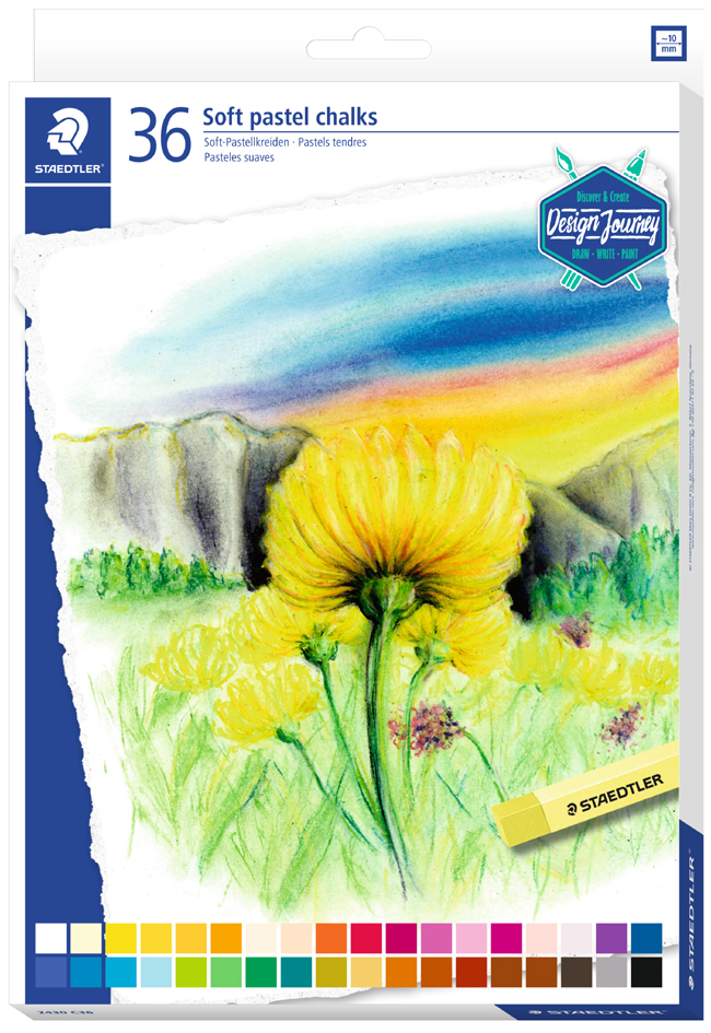 STAEDTLER Soft-Pastellkreide Design Journey, 36er Kartonetui STAEDTLER Soft-Pastellkreide Design Journey, 36er Kartonetui von Staedtler