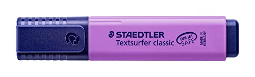 STAEDTLER Textsurfer Classic Textmarker für Inkjet-Ausdrücke Strichbreite 2,5-4,7 mm 10 Stück violett von Staedtler