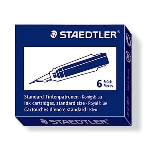 STAEDTLER Tintenpatrone, Standard, blau, 480-3 von Staedtler