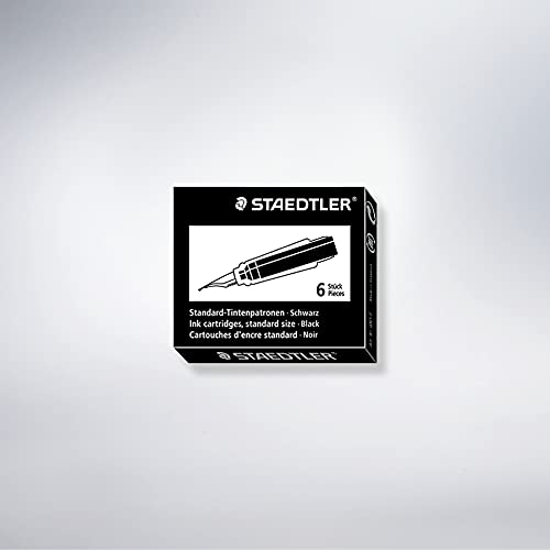 STAEDTLER Tintenpatrone, Standard, schwarz, 480-9 von Staedtler