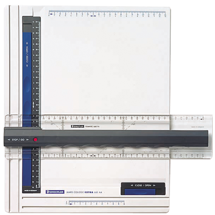 STAEDTLER Zeichenplatte Mars, DIN A4, weiß/anthrazit/blau STAEDTLER Zeichenplatte Mars, DIN A4, weiß/anthrazit/blau von Staedtler