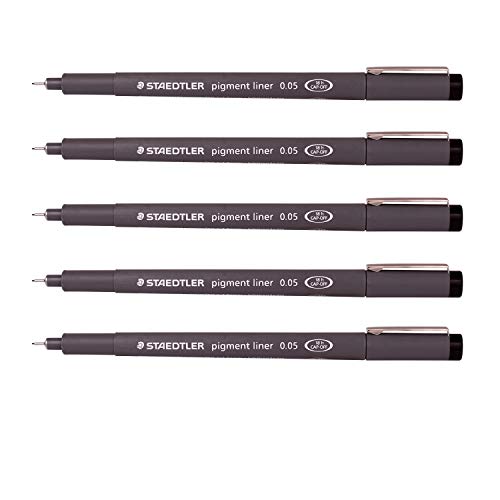 Staedtler 0.05 mm Pigment Liner Fineliner Sketching Drawing Drafting Pens by Staedtler von Staedtler
