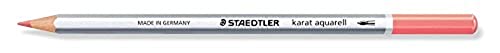 Staedtler 125-25 karat aquarell Farbstift, wasservermalbar, 6 Stück im Kartonetui, rosa von Staedtler