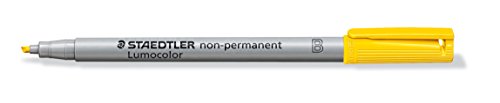 Staedtler 312-1 Feinschreiber Universalstift Lumocolor non-permanent, B, gelb von Staedtler