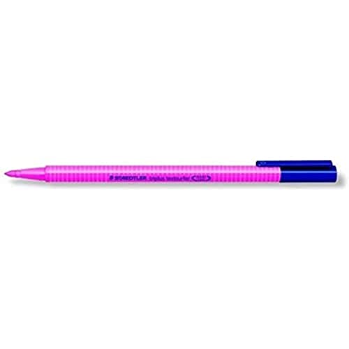 Staedtler 362-23 triplus textsurfer Textmarker, variable Spitze, circa 1 - 4 mm, 10 Stück im Kartonetui, pink von Staedtler