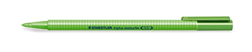 Staedtler 362-5 triplus textsurfer Textmarker, variable Spitze, circa 1 - 4 mm, 10 Stück im Kartonetui, grün von Staedtler