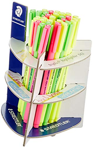 Staedtler 362 CA30 Triplus Textsurfer Textmarker Behälter mit 30 Filzstiften in verschiedenen Farben von Staedtler