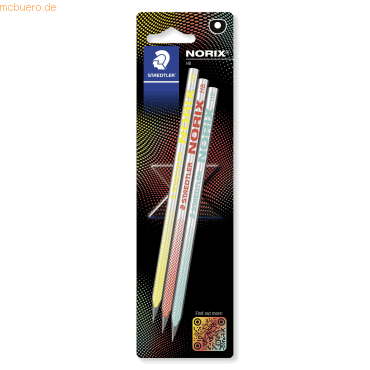 10 x Staedtler Bleistift NORIX HB BK 181-HBBK3 3 Stück 10 x Staedtler Bleistift NORIX HB BK 181-HBBK3 3 Stück von Staedtler