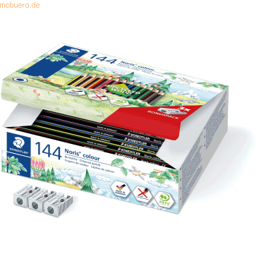 Staedtler Farbstift Noris colour Class Pack VE=144 Stück (12 Farben) von Staedtler