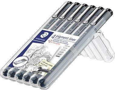 Staedtler Finliner 308 SB6P schwarz 6 St./Pack 304657990 Staedtler Finliner 308 SB6P schwarz 6 St./Pack 304657990 von Staedtler