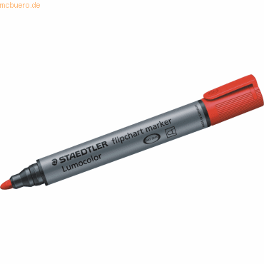 Staedtler Flipchartmarker Lumocolor 356 rot von Staedtler