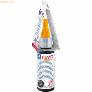 Staedtler Flüssiggel Fimo liquid ofenhärtend 50ml schwarz von Staedtler