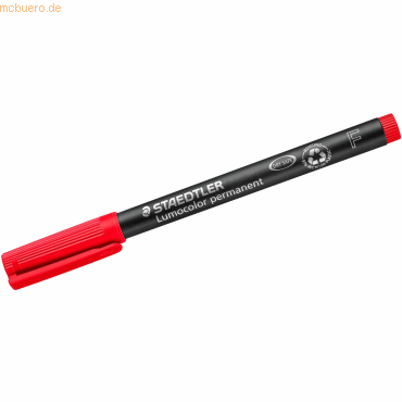 Staedtler Folienschreiber Lumocolor F permanent rot Staedtler Folienschreiber Lumocolor F permanent rot von Staedtler