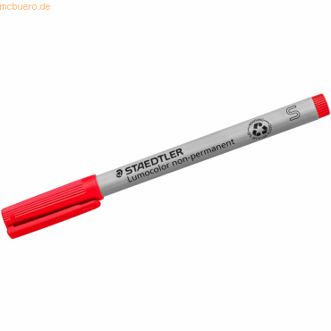 Staedtler Folienschreiber Lumocolor S nonpermanent rot von Staedtler