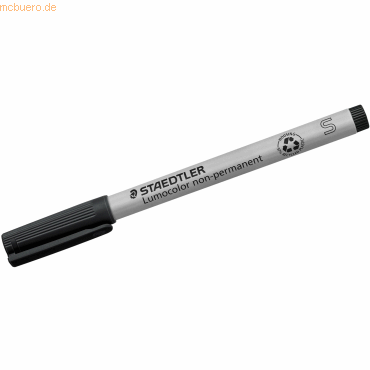 Staedtler Folienschreiber Lumocolor S nonpermanent schwarz von Staedtler