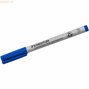 Staedtler Folienstift Lumocolor B nonpermanent blau von Staedtler