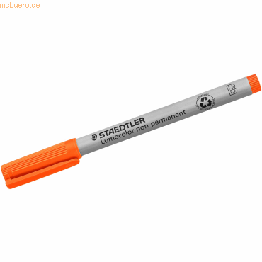 Staedtler Folienstift Lumocolor B nonpermanent orange von Staedtler