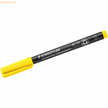 Staedtler Folienstift Lumocolor S permanent gelb von Staedtler