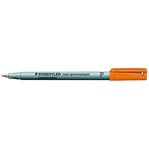 Staedtler Lumocolor Non-Permanent F – Marker (Orange, 0.6 mm) von Staedtler