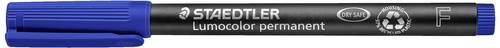 Staedtler Lumocolor permanent F DRY SAFE 318-3 Permanentmarker Blau wasserfest: Ja von Staedtler