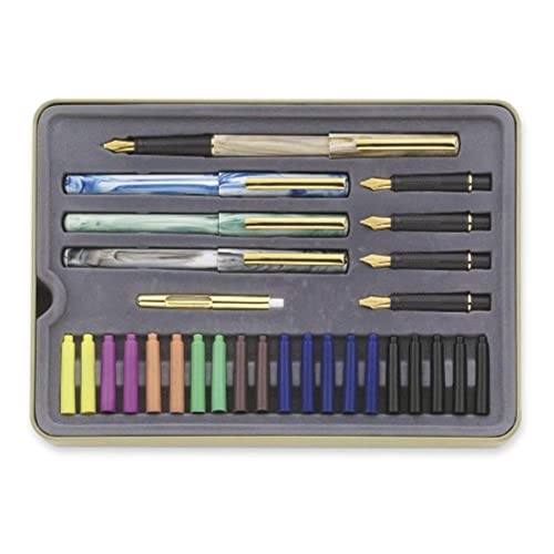 Staedtler Mars GmbH & Co. 899SM5 Calligraphy Pens Set,Interchangeable Nibs,5/ST,Assorted von Staedtler
