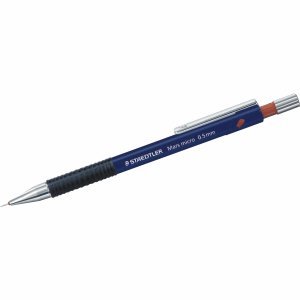Staedtler Mars Micro 775 0,5 mm 0,5 mm 1pièce (S) Bleistift mechanisch – Bleistifte Mechaniken (schwarz, blau, braun, schwarz, 0,5 mm, Metall, 0,5 m, wendet sich Außen) von Staedtler