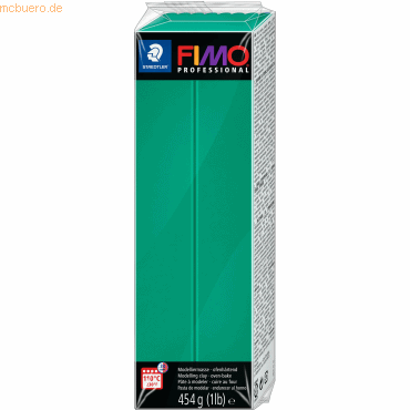 Staedtler Modelliermasse Fimo Professional 454g grün Großblock Staedtler Modelliermasse Fimo Professional 454g grün Großblock von Staedtler