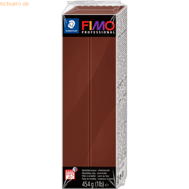 Staedtler Modelliermasse Fimo Professional 454g schokolade Großblock Staedtler Modelliermasse Fimo Professional 454g schokolade Großblock von Staedtler