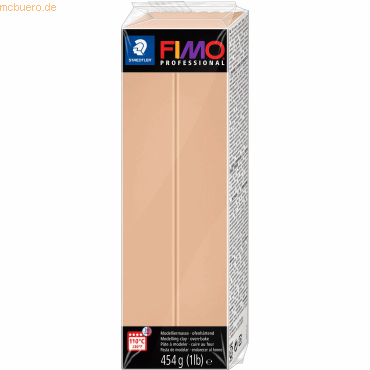Staedtler Modelliermasse Fimo professional Kunststoff 454g sand Großbl Staedtler Modelliermasse Fimo professional Kunststoff 454g sand Großbl von Staedtler
