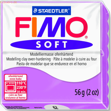 Staedtler Modelliermasse Fimo soft 56g lavendel von Staedtler