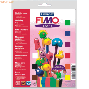Staedtler Modelliermasse Fimo soft Basispack Staedtler Modelliermasse Fimo soft Basispack von Staedtler